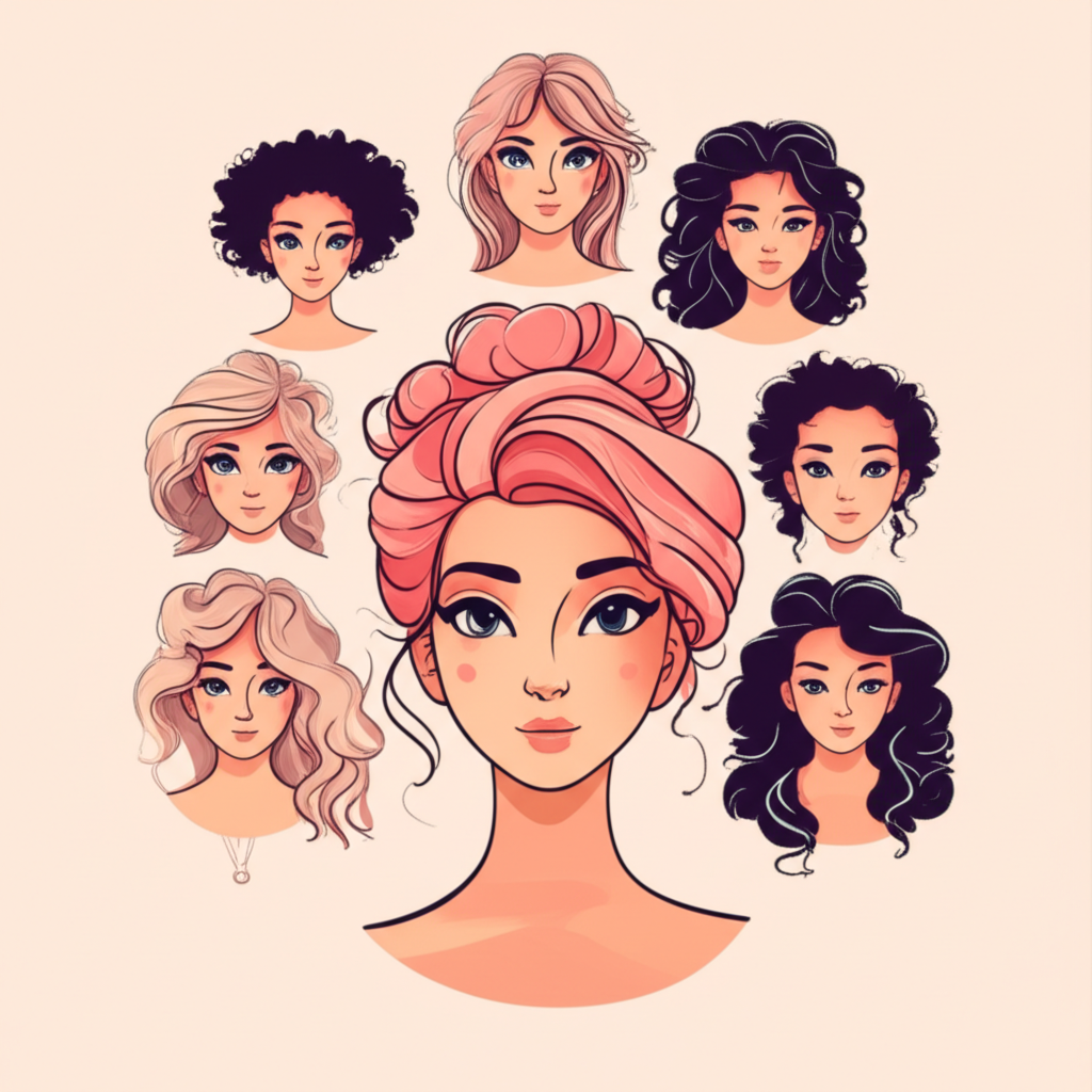 Hairstyle options